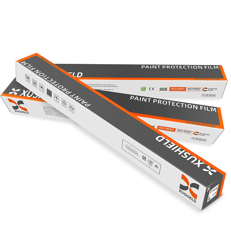 XUSHIELD 10 ปี การรับประกัน ppf ฟิล์ม 7.5Mil 8.5Mil Anti Scratch การซ่อมแซมความร้อน ฟิล์มป้องกันสีเนโนเซรามิกใส TPU