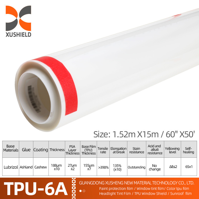 XUSHIELD ผู้ผลิต Wholesale Clear Car Film ผนังป้องกันสี TPU PPF