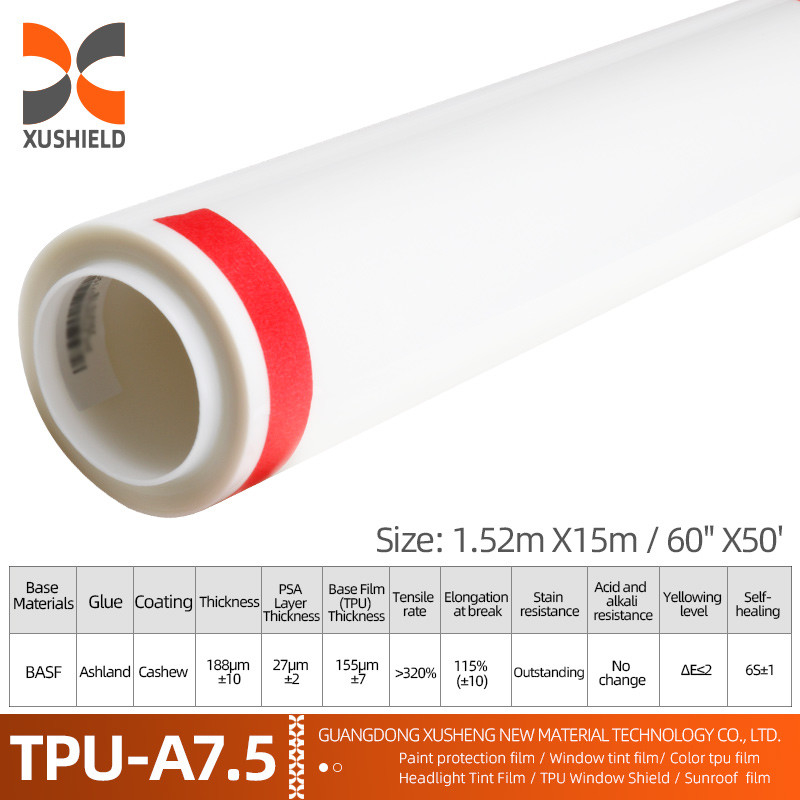 XUSHIELD ผู้ผลิต Wholesale Clear Car Film ผนังป้องกันสี TPU PPF