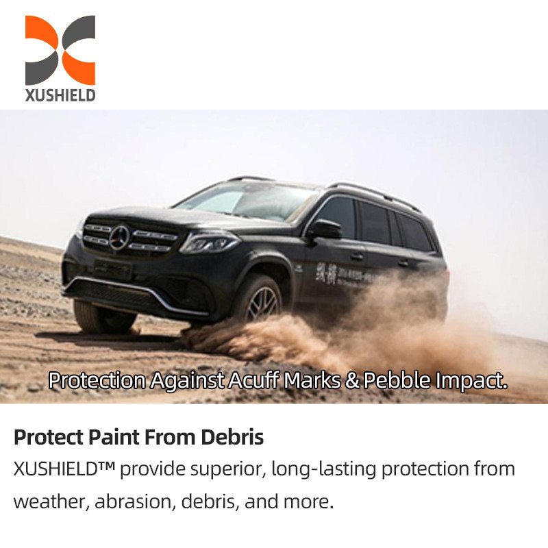 Xushield Ppf ฟิล์ม 7.5Mil 6.5 Mil Anti Scratch การซ่อมแซมความร้อน ฟิล์มป้องกันสีเนโนเซรามิกใส TPU ppf สําหรับรถ