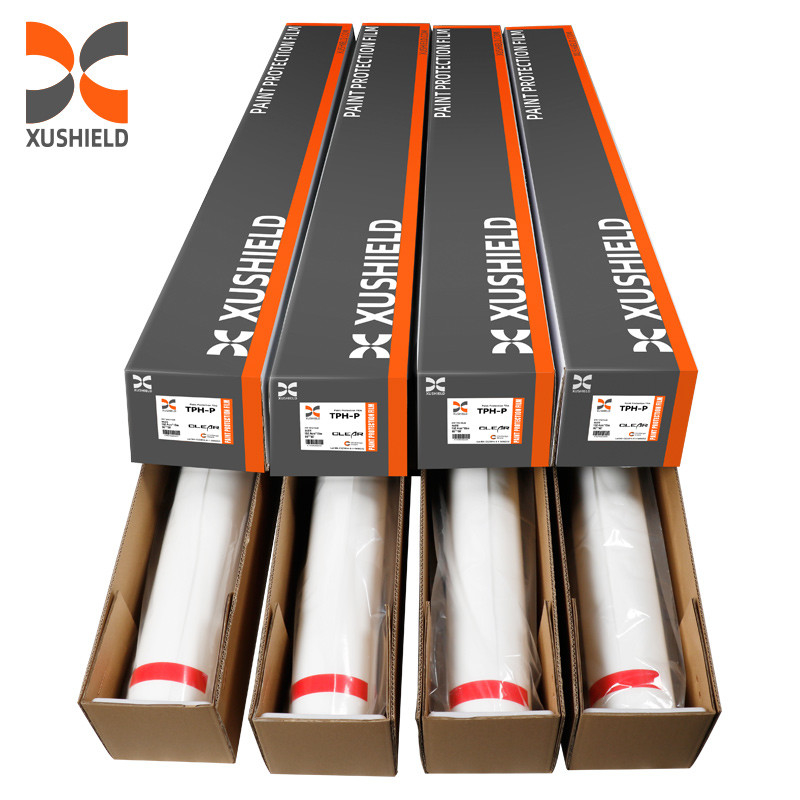 XUSHIELD 7 มิล 6 มิล PPF ฟิล์ม ป้องกันรอยขีดข่วน ปรับตัวเอง PPF TPH กระจ่างรถกระจ่างใส PPF ฟิล์มป้องกันสีสําหรับรถยนต์