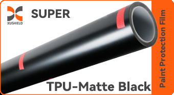 TPU แมท ดํา ป้องกันสีเหลือง Hydrophobic 1.52x15M การเยียวยาตัวเอง การเคลือบสีรถ TPU / PPF ผนังป้องกันสี
