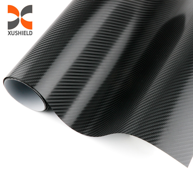 TPU ไฟเบอร์คาร์บอน สีสดใส Ppf ฟิล์มต้านรอยขีดข่วน การเยียวยาตัวเอง