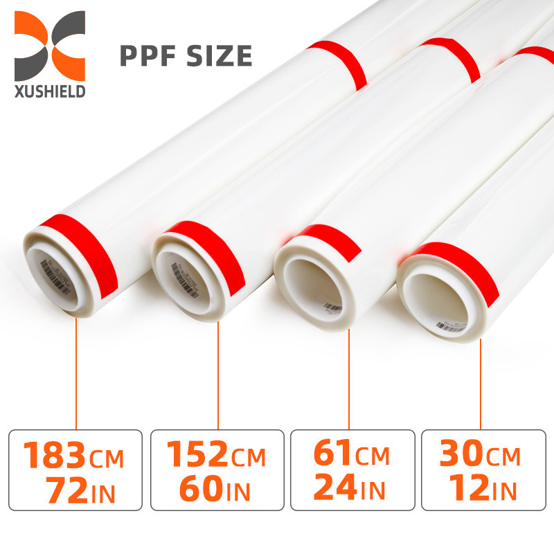 ขนาด 1.83*15m 71in*50ft การรักษาตัวเอง Stek Transparent PPF หนังสีรถยนต์