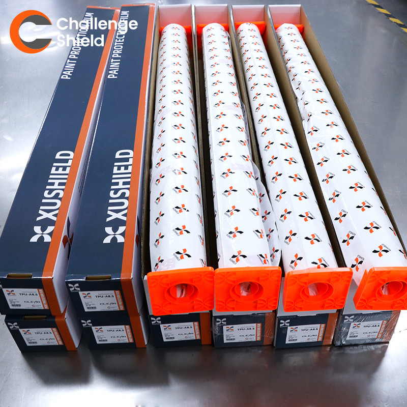 การรักษาสีด้วยตัวเอง การป้องกันภาพยนตร์ การซ่อมแซมความร้อน Tpu Ppf Anti Scratch Clear Auto Film Roll Car Stickers
