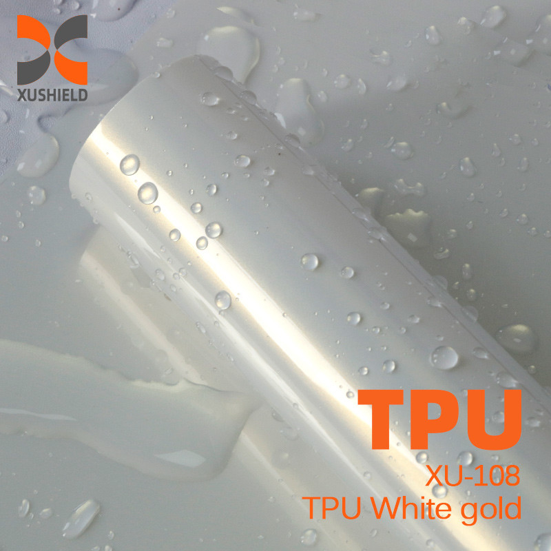 TPU สีทองขาว PPF Film Ultimate Plus Transparent รถปกป้องหนัง Matte Black TPU Paint Protection Film รถปกป้องหนัง