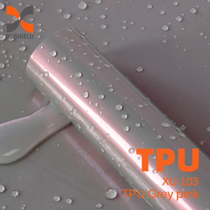 TPU สีเทาชมพู รักษาทันทีพรีเมียมเต็มม้วนโปร่ง tpu ร่างรถยนต์ห่อ ppf ภาพป้องกันสีรถยนต์
