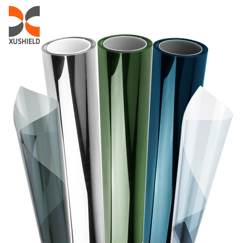 รถยนต์ โฟลมแสงอาทิตย์ เนโนเซรามิก UV การรักษาหน้าต่างกระจก กระจก Tint Film Roll Wholesale 1ply