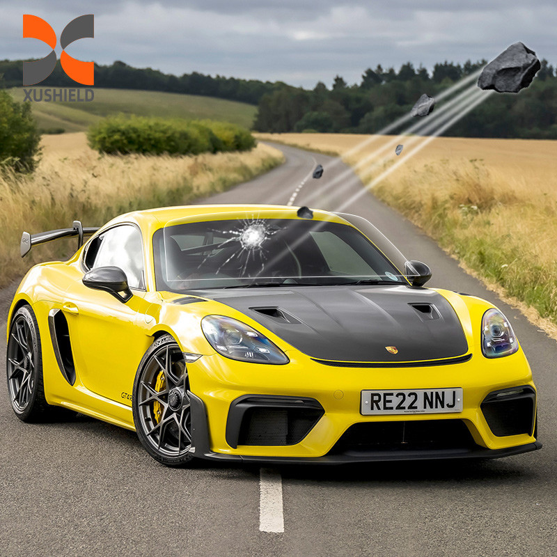 TPU Anti-Scratch UV Protection Car Windshield Protection Film ป้องกันทราย 7.5 มิลลิกรัม