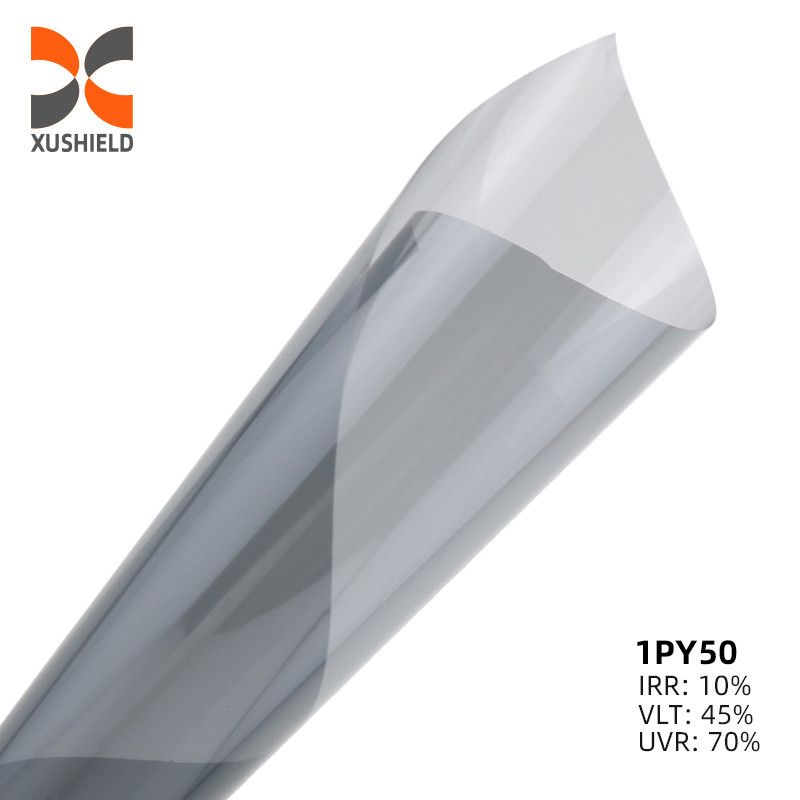 1.52*30m UV PROOf การรักษาความปลอดภัยรถยนต์ 1 ชั้น คาร์บอนม้วนรถยนต์กระจกหน้าต่างกระจกแสงอาทิตย์