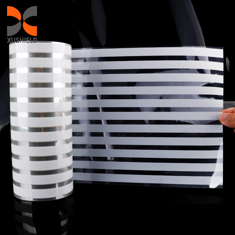 สายสีขาวไฟฟ้า ผูกฟิล์มหน้าต่าง Self- Adhesive Sound Film ผูกฟิล์มหน้าต่างกระจกสีสําหรับบ้าน