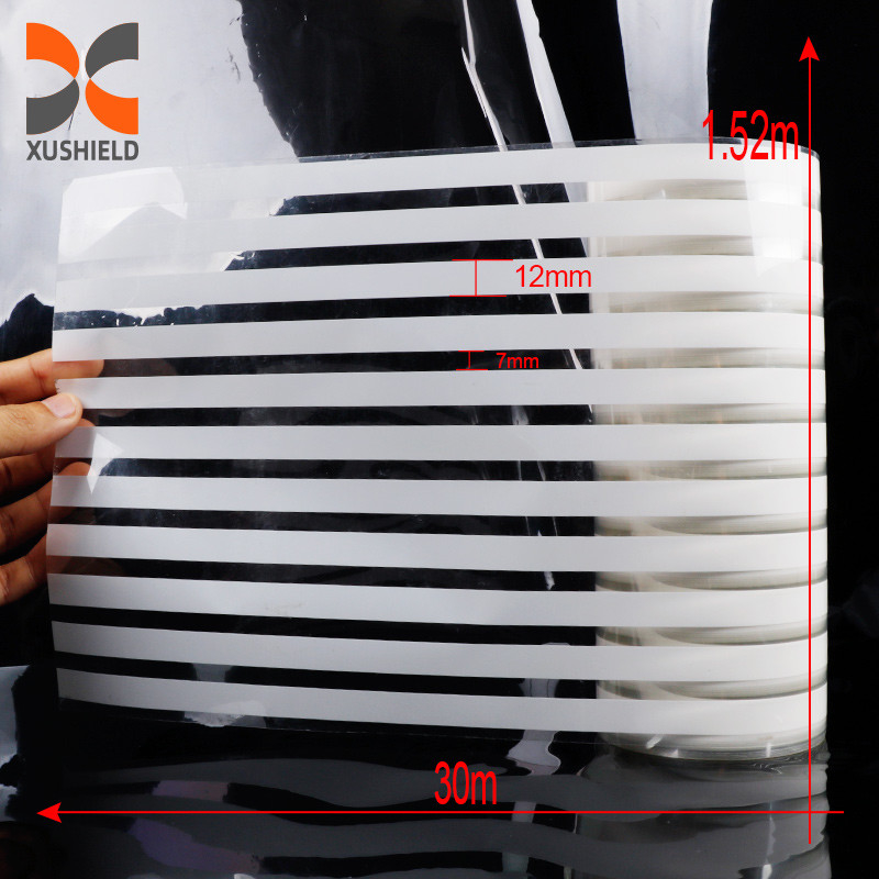 สายสีขาวไฟฟ้า ผูกฟิล์มหน้าต่าง Self- Adhesive Sound Film ผูกฟิล์มหน้าต่างกระจกสีสําหรับบ้าน