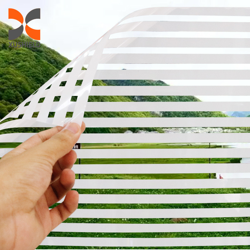 สายสีขาวไฟฟ้า ผูกฟิล์มหน้าต่าง Self- Adhesive Sound Film ผูกฟิล์มหน้าต่างกระจกสีสําหรับบ้าน