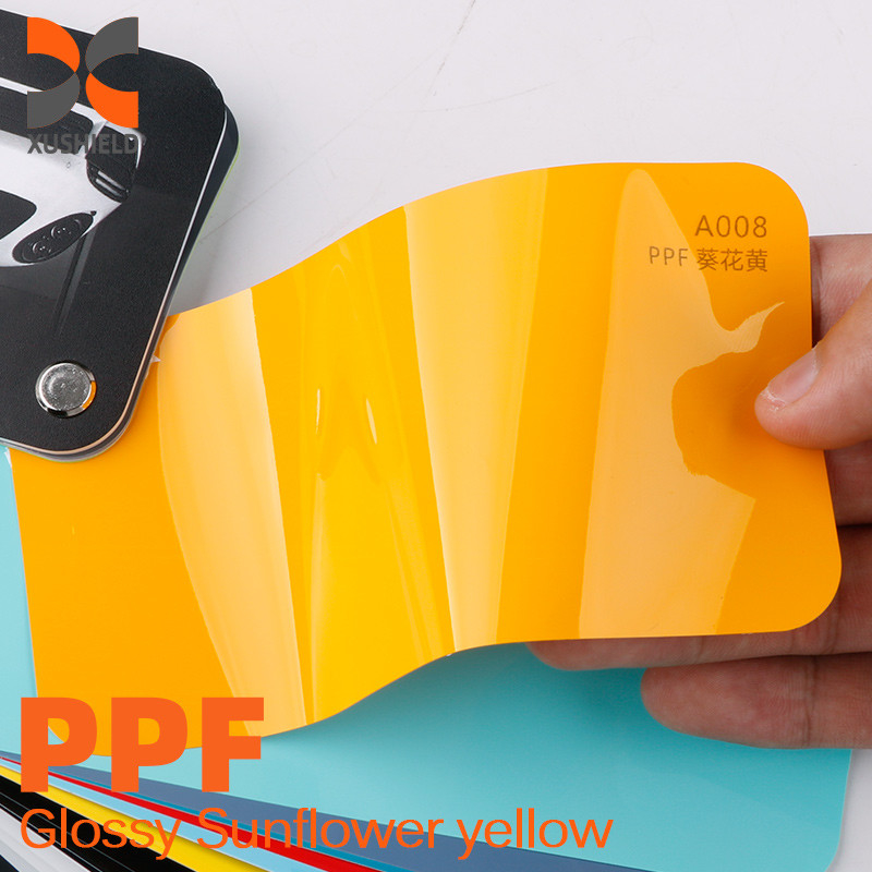 ผู้ผลิตหนังรถยนต์ สติ๊กเกอร์ สีสัน สีใส PET UV Wrap Vinyl Tint Car Decorative Film