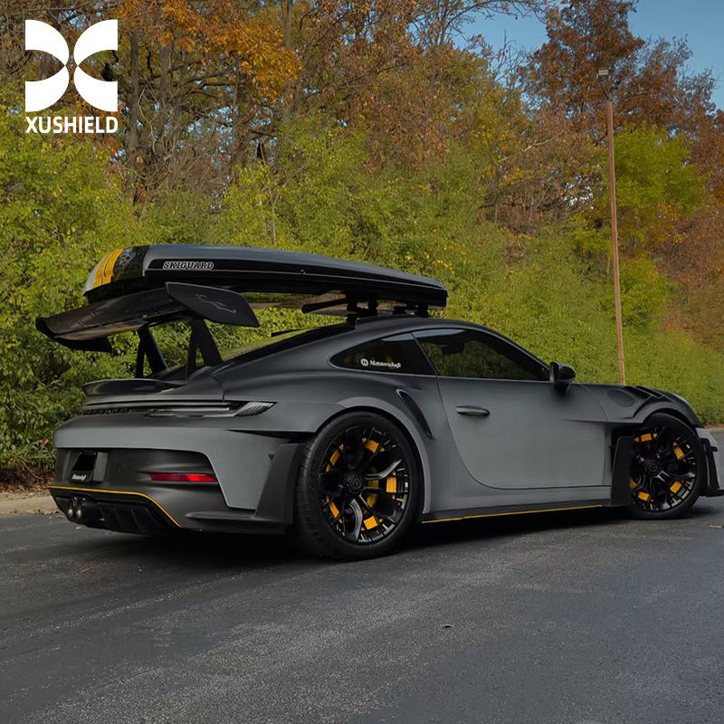 ฟิล์มป้องกันสีรถยนต์ TPU Solar Eclipse สีดำ คุณภาพดี 15Mil PPF Photochromism แบบด้าน/เงา