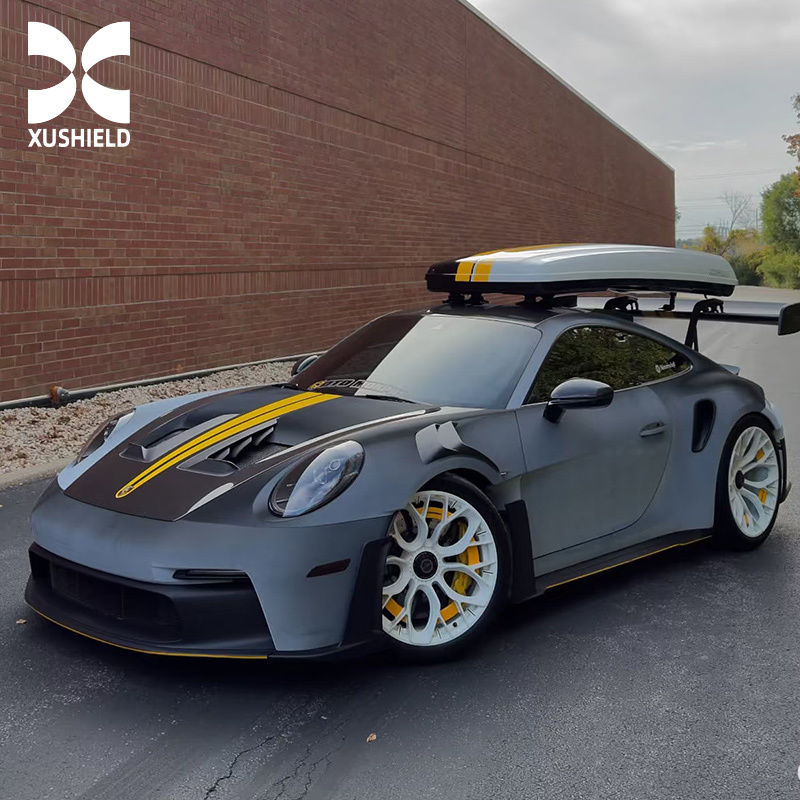 คุณภาพสูงจากสหรัฐอเมริกา ราคาถูกที่สุดในโลก สีขาวเปลี่ยนเป็นสีดำ ฟิล์ม TPU PPF ฟิล์มป้องกันรถยนต์ ฟิล์มติดรถยนต์ หุ้มรถยนต์ สุริยุปราคาดำ