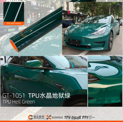 ฟิล์ม TPU PPF เปลี่ยนสีกันรังสียูวีและซ่อมแซมตัวเองได้เพื่อปกป้องสีรถ